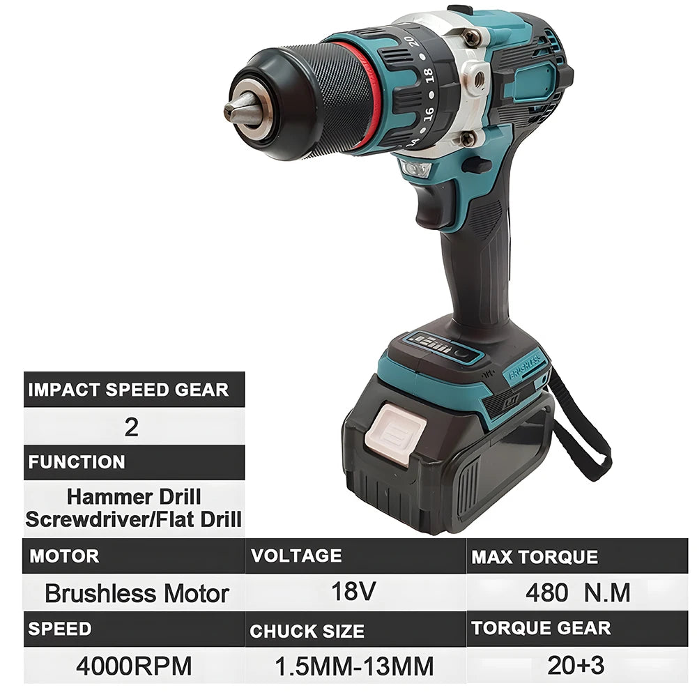 Perceuse‑visseuse à percussion