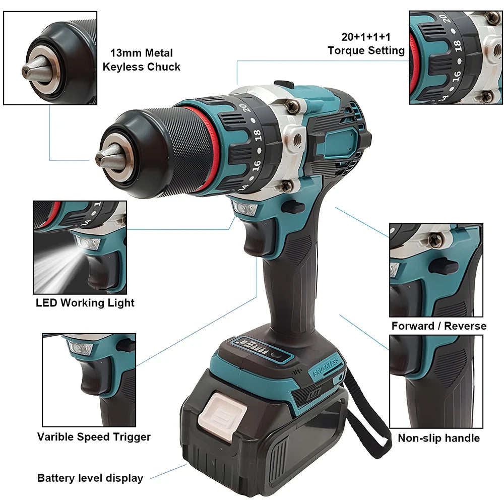 Perceuse‑visseuse à percussion